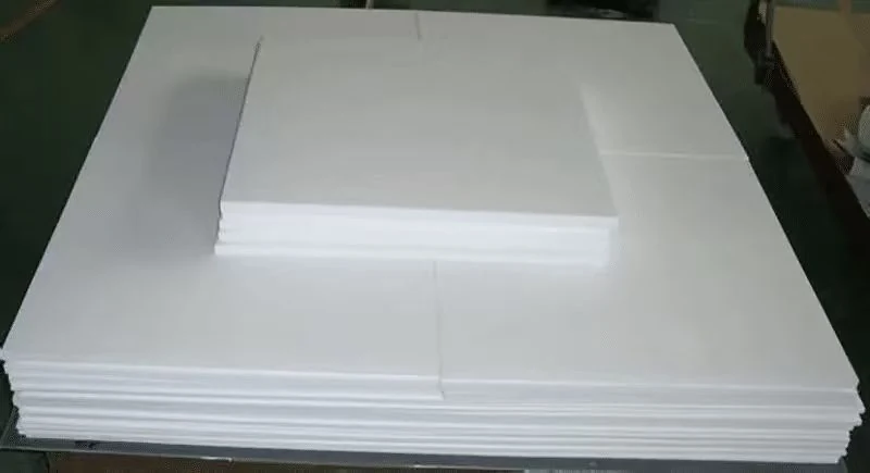 White laminate sheet stack