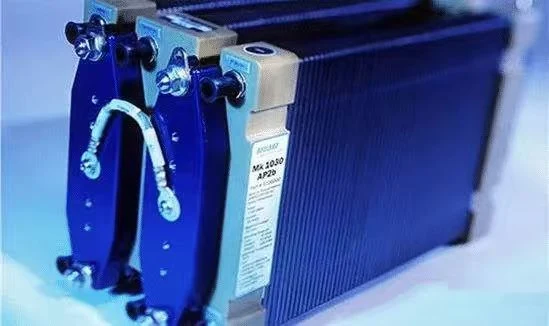 Blue PEM fuel cell stack