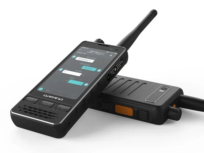 Smart PoC radio with docking cradle